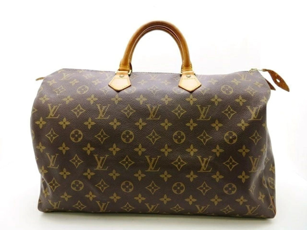 Louis Vuitton Speedy Monogram Handbag Brown